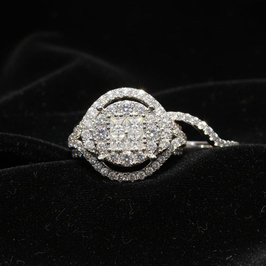 Moissanite 2.61 ctw Emerald Ring
