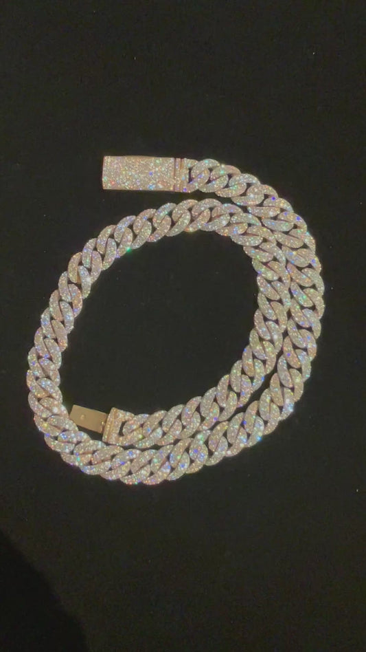 14MM Mosaic Set Cuban Chain